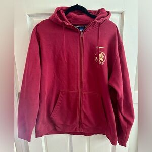 Men’s Nike Garnet FSU full zip hoodie, XXL
